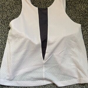 The North Face Mesh Tank Top Pink with Dark Gray Center Panel